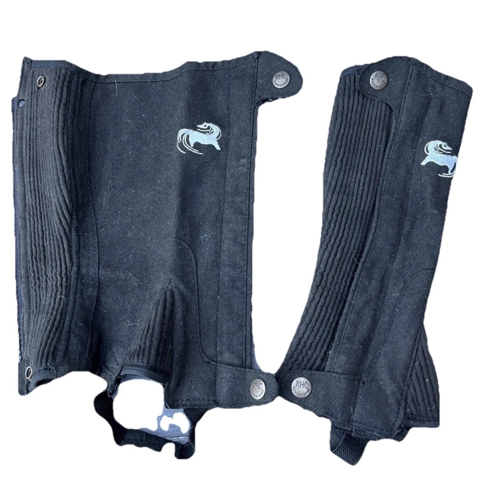 Royal Highness Kids Chaps Riding Horses Black Size 4